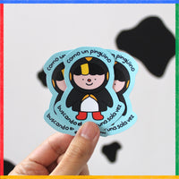 Sticker "Amor pingüino"