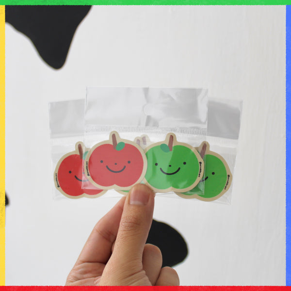 Sticker para compartir manzanitas