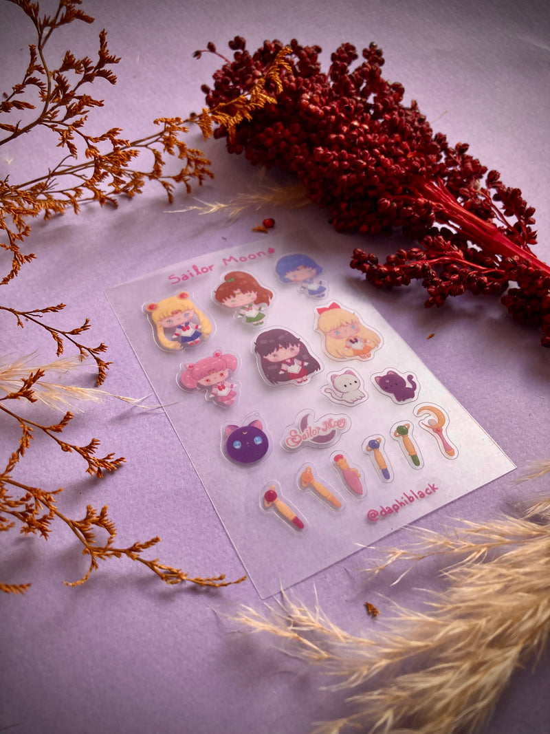 Stickers Traslucidas Sailor Moon