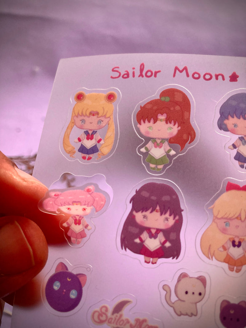 Stickers Traslucidas Sailor Moon
