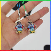 Strap phone "Niño sentado en hongo"