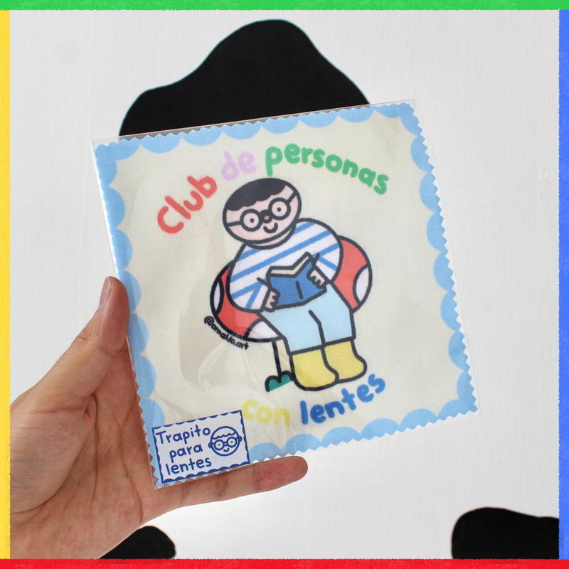 Trapito para lentes "Club de personas con lentes"