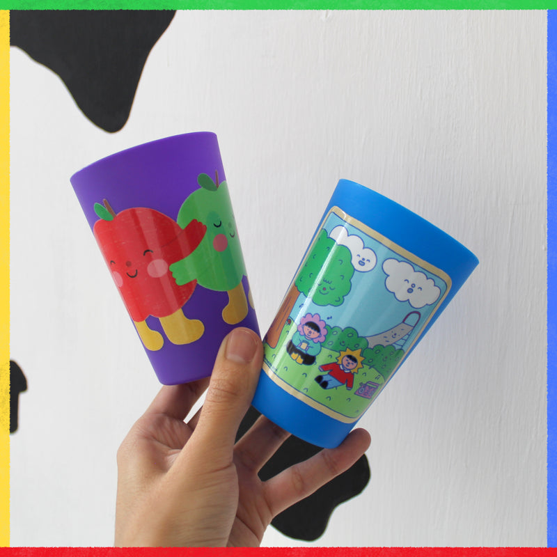 Vasos de colores