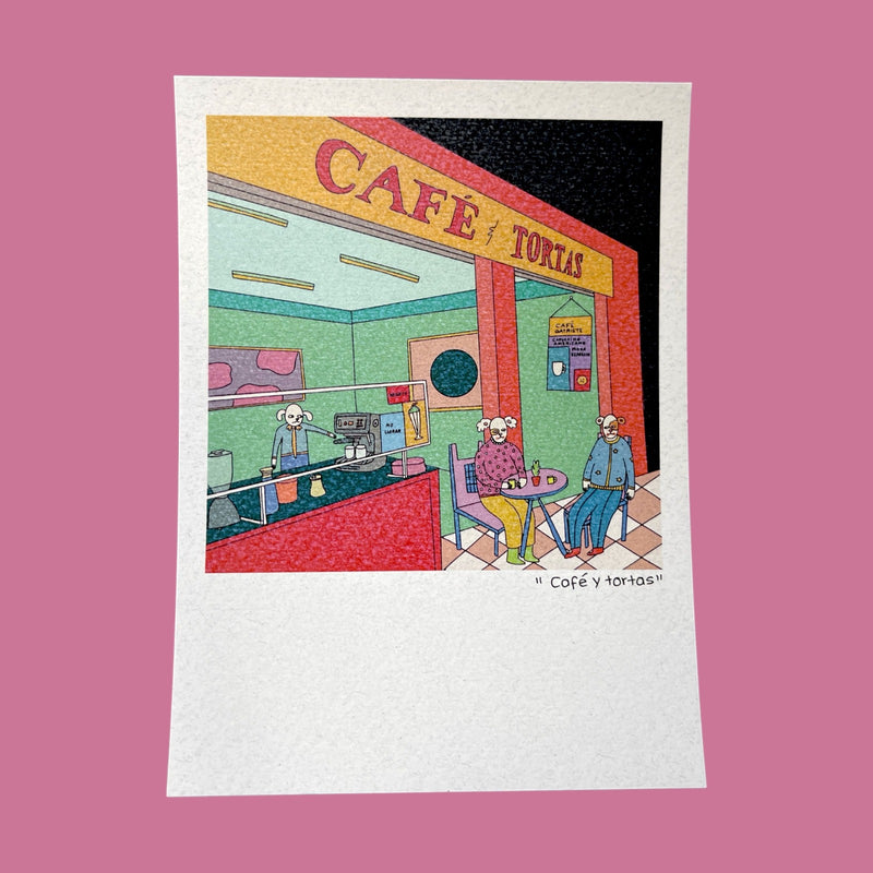 Print "Café y tortas"