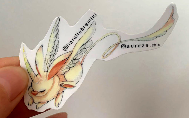 Sticker Aureza unicornio