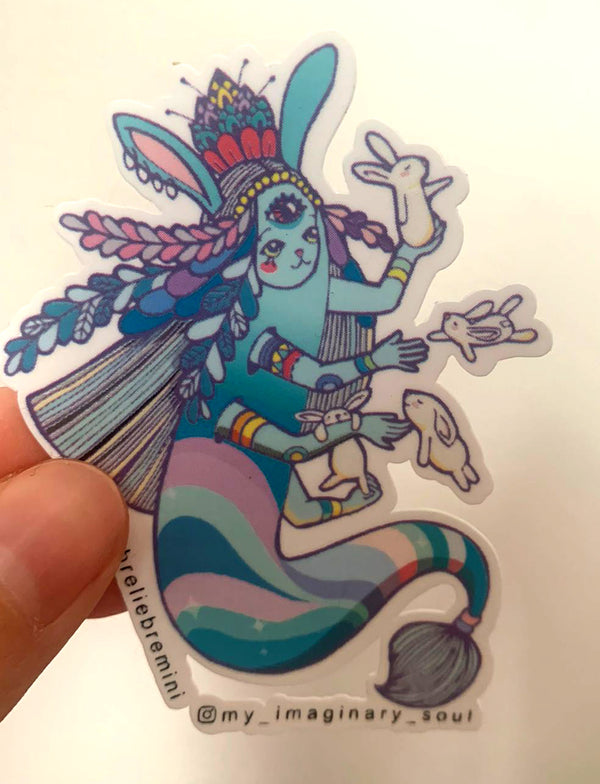 Sticker sirena my imaginary soul