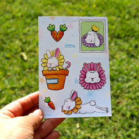 Plantilla de Stickers "Conejos"