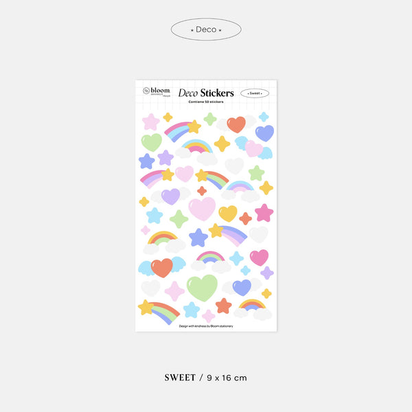 Planilla Deco Stickers - Sweet