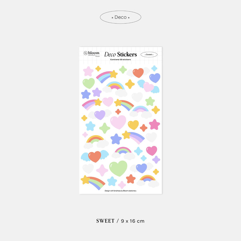 Planilla Deco Stickers - Sweet