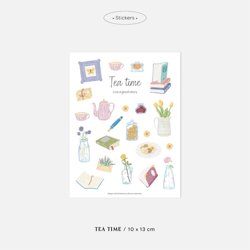 Stickers washi "Tea time"