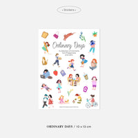 Stickers washi "Ordinary days"