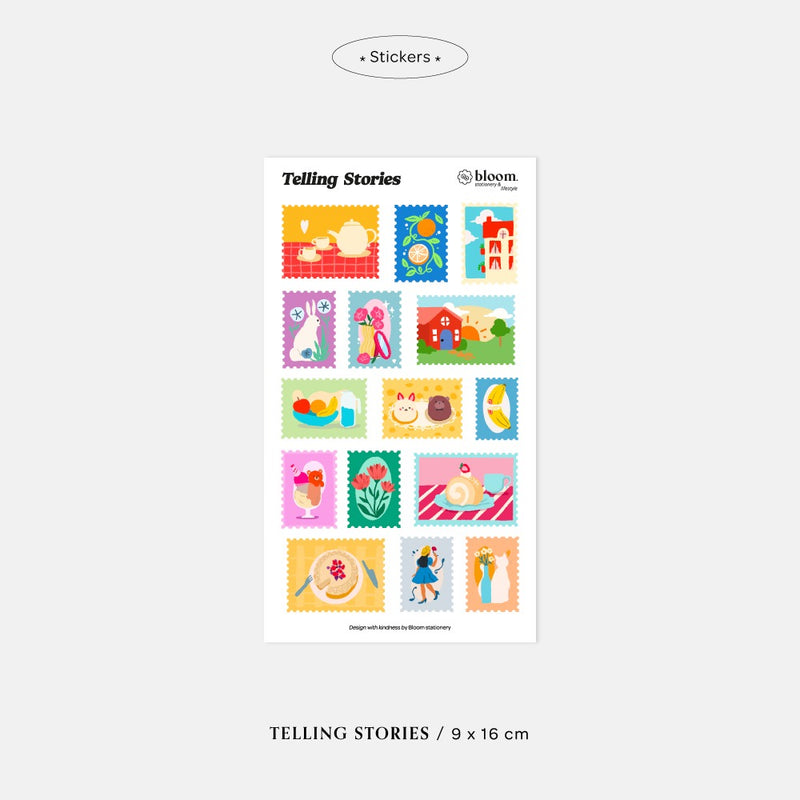 Planilla de Stickers "Telling Stories"