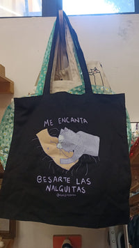 Tote bag "Me encanta besarte"