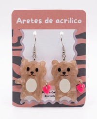 Aretes Oso amoroso