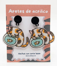 Aretes Gatito mañosón