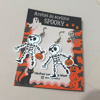 Arete calaverita con calabaza
