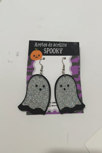 Aretes fantasma glitter