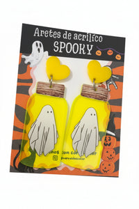 Aretes frasco fantasma