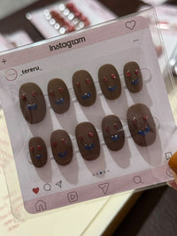 Uñas press-on "Paleta payaso" / XS
