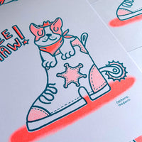 Riso Print "Vaquerito"