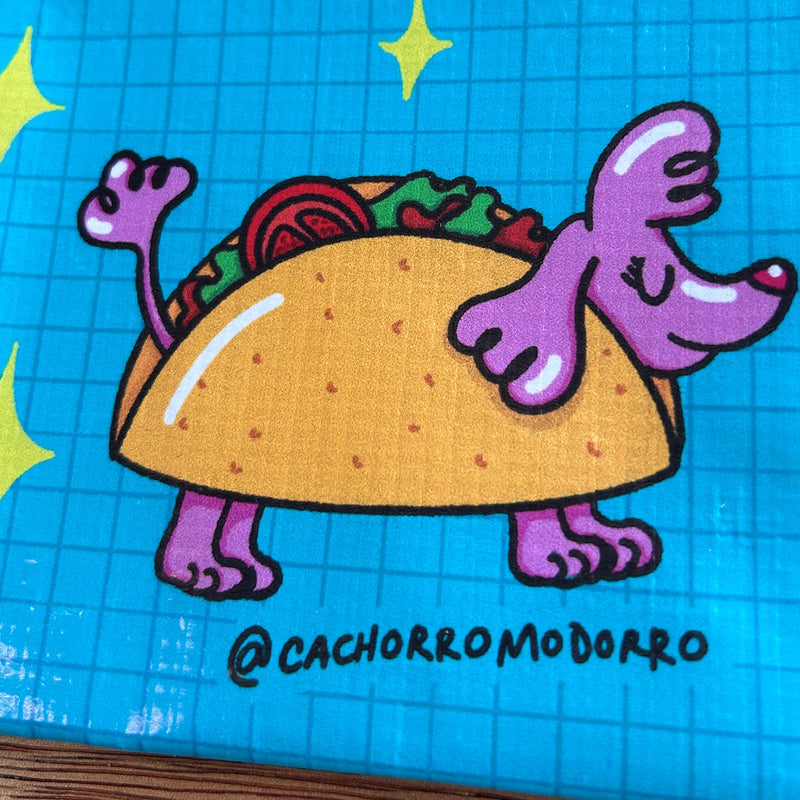 Bolsa lona cuadrada "Taco"