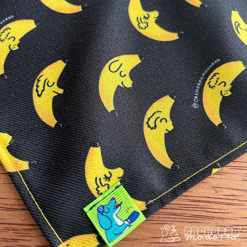 Bandana para Cachorro Modorro M "Banana dog"
