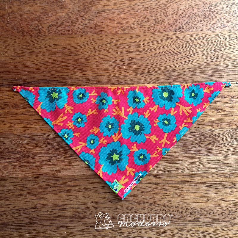 Bandana para Cachorro Modorro M  "Flowers"