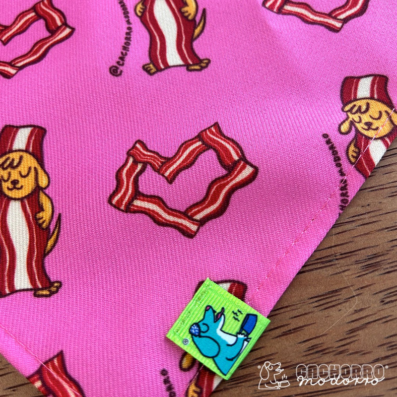 Bandana para Cachorro Modorro G "Love bacon"