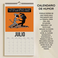 Calendario 2026 Mensual "Pendejxs" Humor