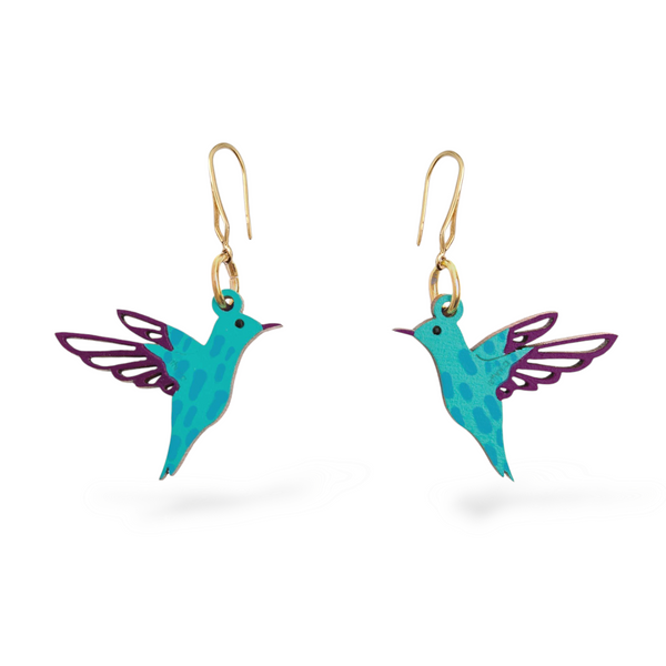 Aretes Colibrí