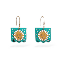 Arete Papel Picado Sol