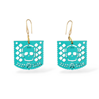 Arete Papel Picado Calavera