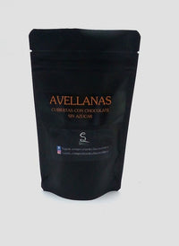 Bolsa de avellanas con chocolate sin azúcar