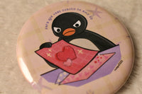 Botón grande Pingu enojado