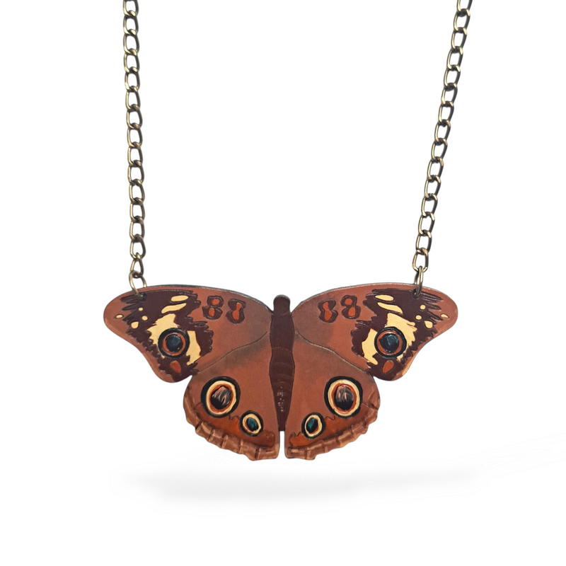 Collar Mariposa "Ojo de venado"