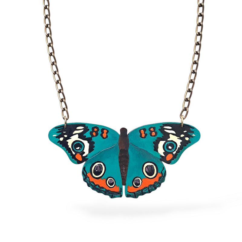 Collar Mariposa "Ojo de venado"