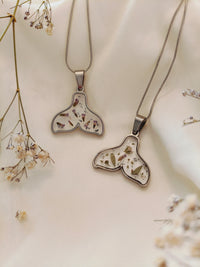 Collar colar de ballena plata