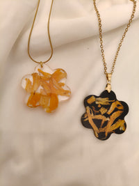 Collar flor cempasuchil grande
