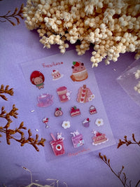 Fresitas stickers traslucidas