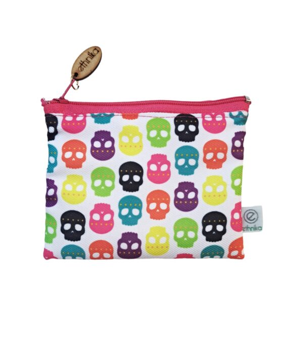 Monedero Calaveritas Colores