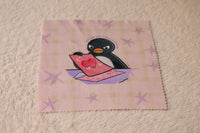 Paño lentes Pingu enojado