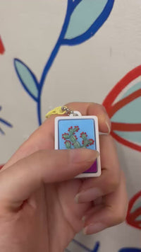 Clicker Lotería nopal fidget toy