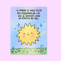 Print "Rayito de sol"