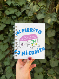 Libreta "MI perrito es mi casita"