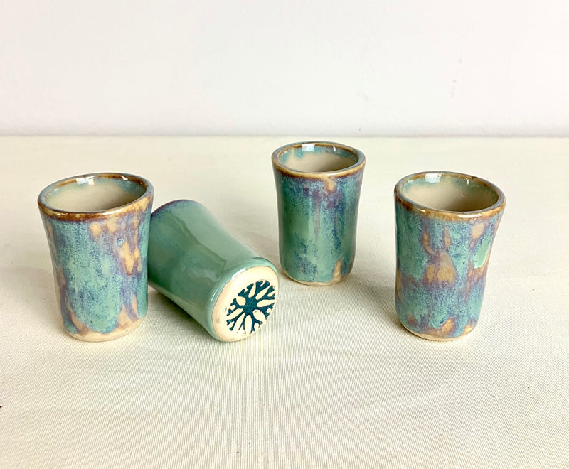 Set mezcalero verde tornasol
