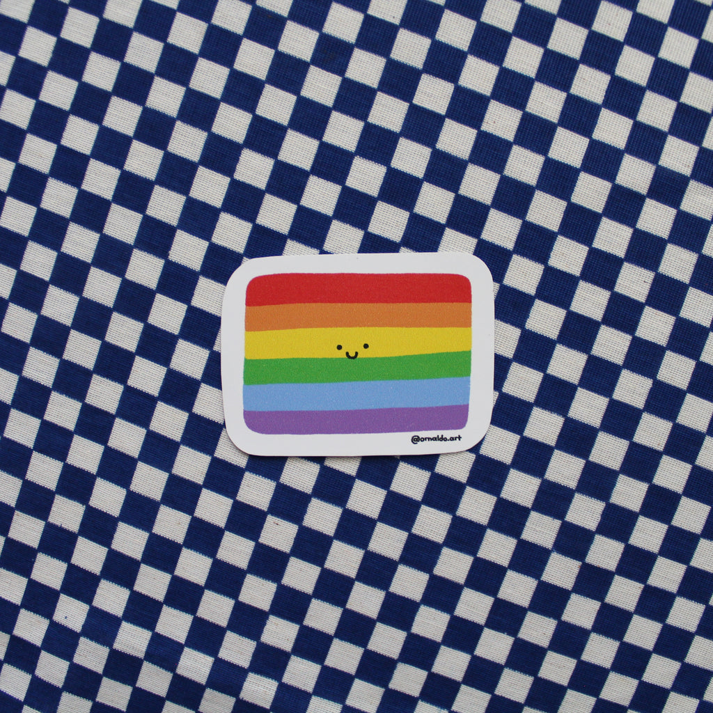 Sticker Bandera lgbt – Libre Liebre