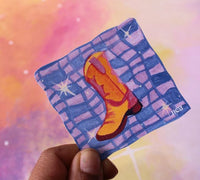 Sticker Bota vaquera