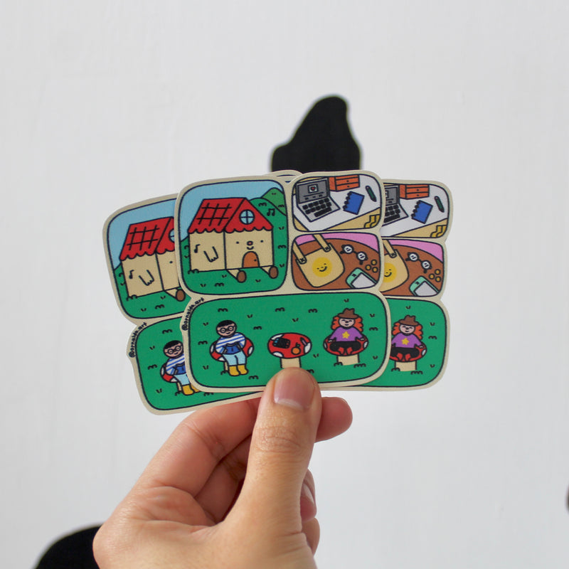 Sticker "Historia de lentes"