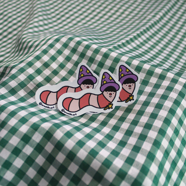Sticker Lombriz Maga