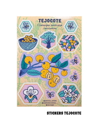 Planilla de stickers "TEJOCOTE"